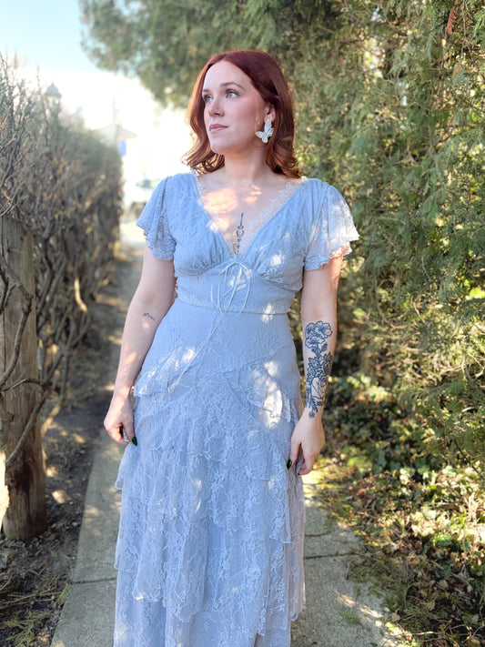 Something Blue Maxi Dress