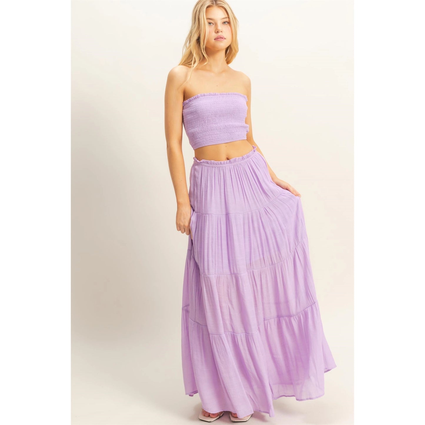 It Girl Skirt Set - Lavender