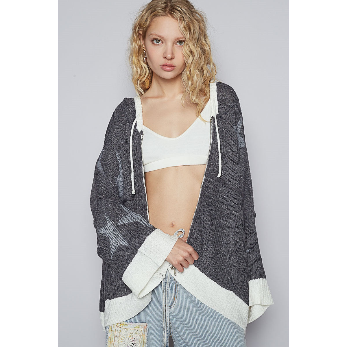 Seeing Stars Hoodie - Charcoal