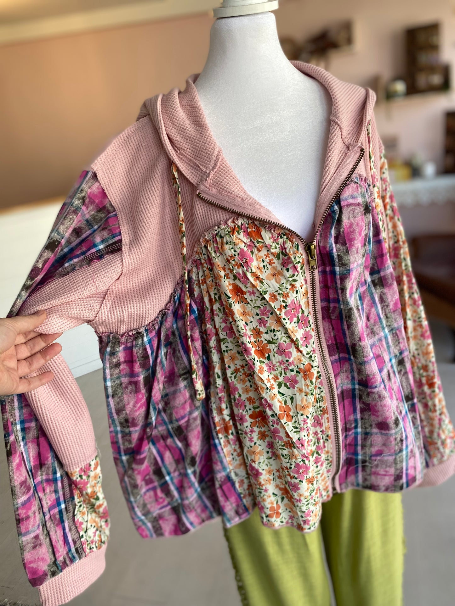 Malin Zip Up Jacket - Pink