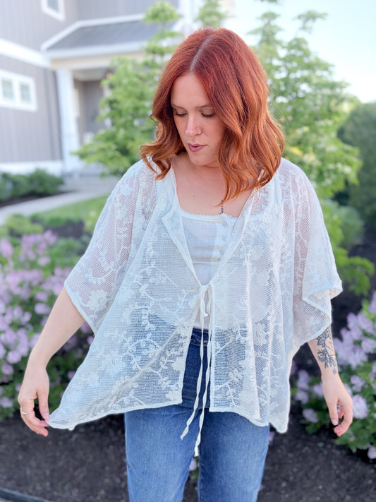 Sweet Daisy Lace Layer Top
