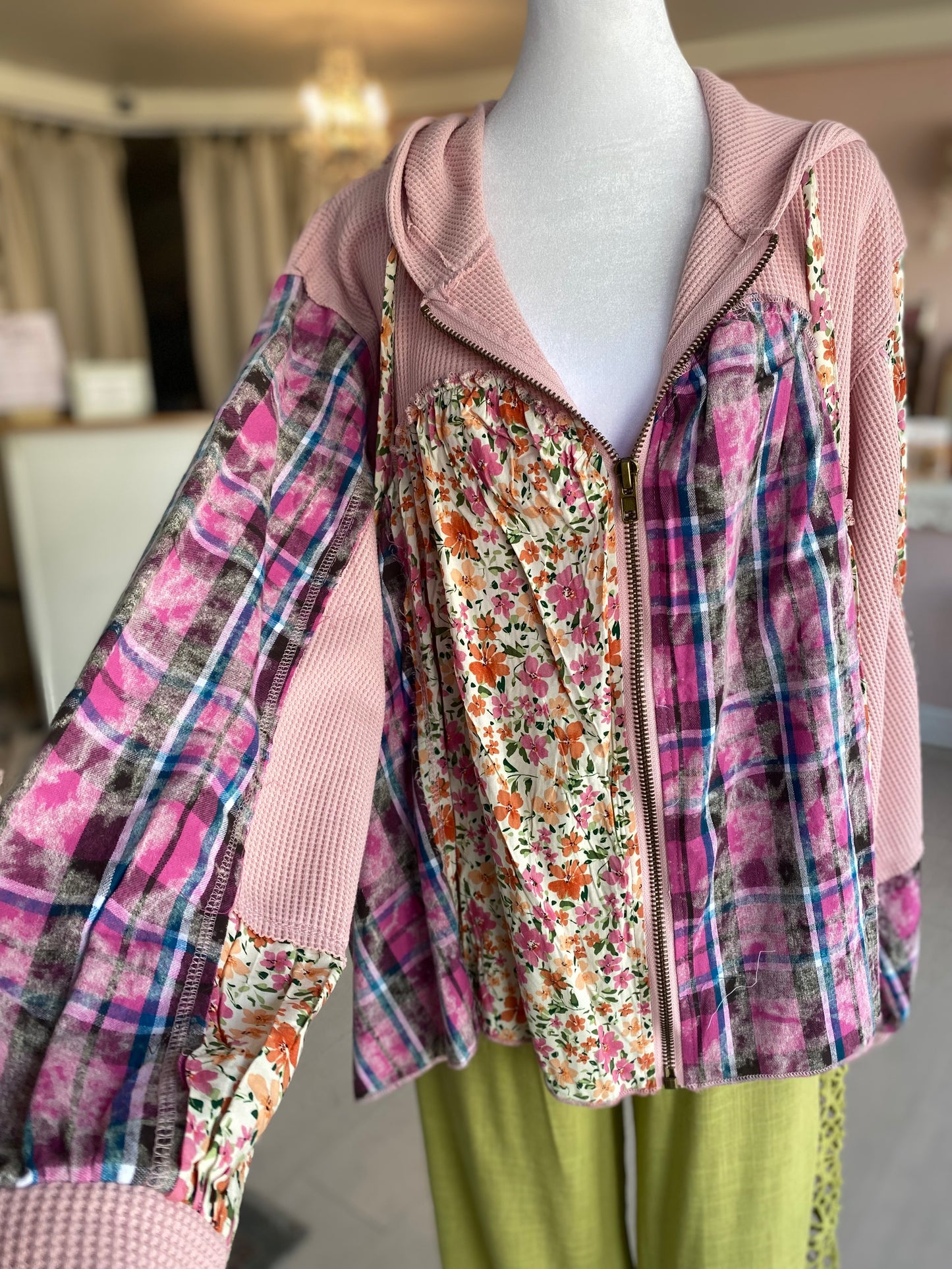 Malin Zip Up Jacket - Pink