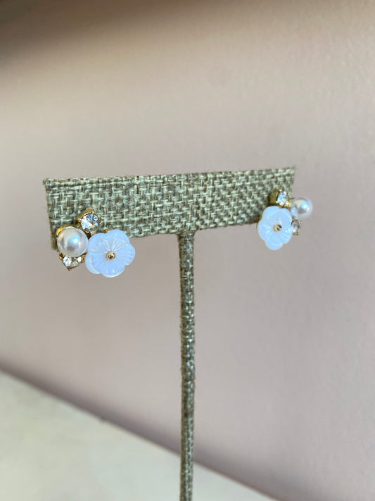 Petal & Pearl Earrings