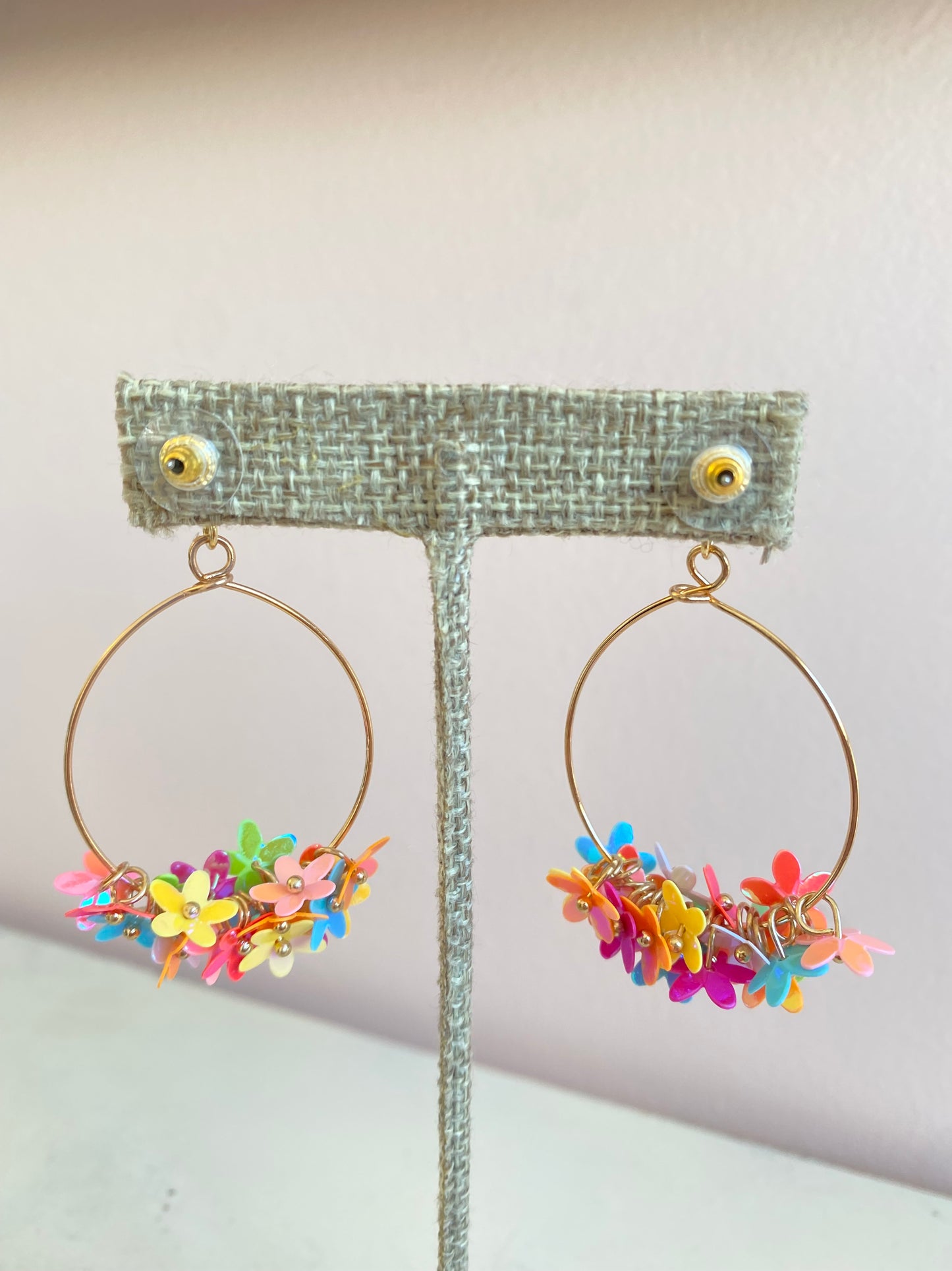 Confetti Flower Earrings