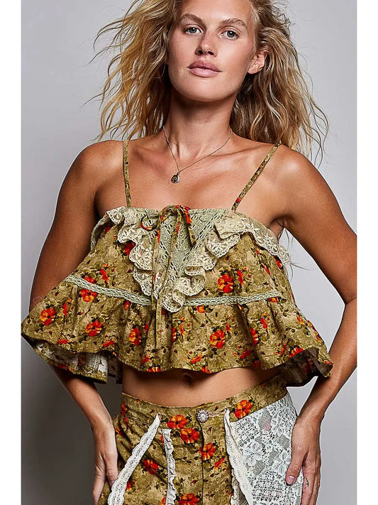 Rustic Blooms Top