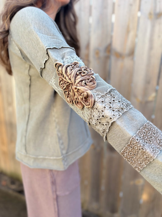 Maeve Top - Faded Olive