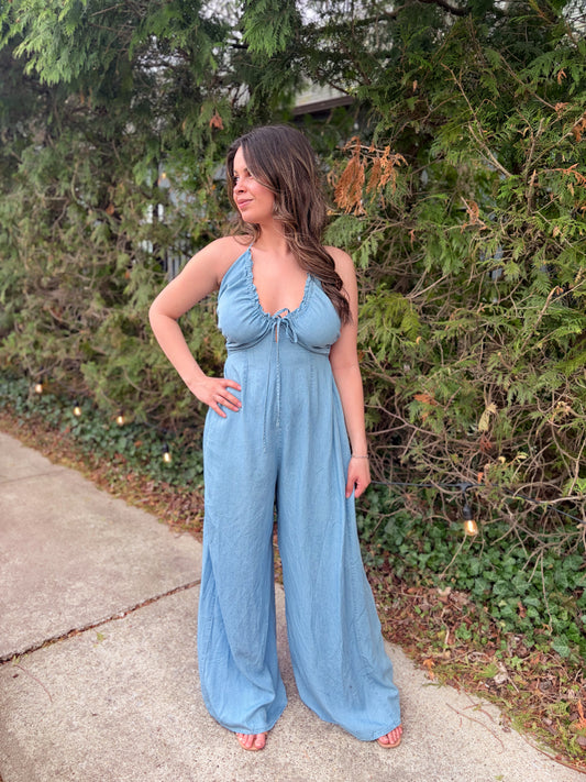 Chambray Love Jumpsuit