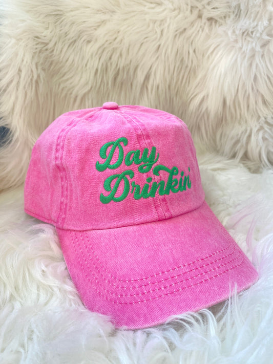 Day Drinking' Hat - Pink