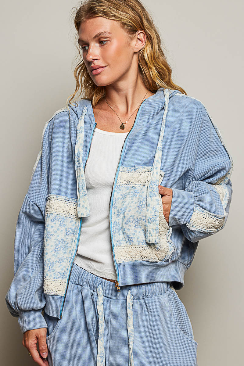Cornflower Blossoms Jacket