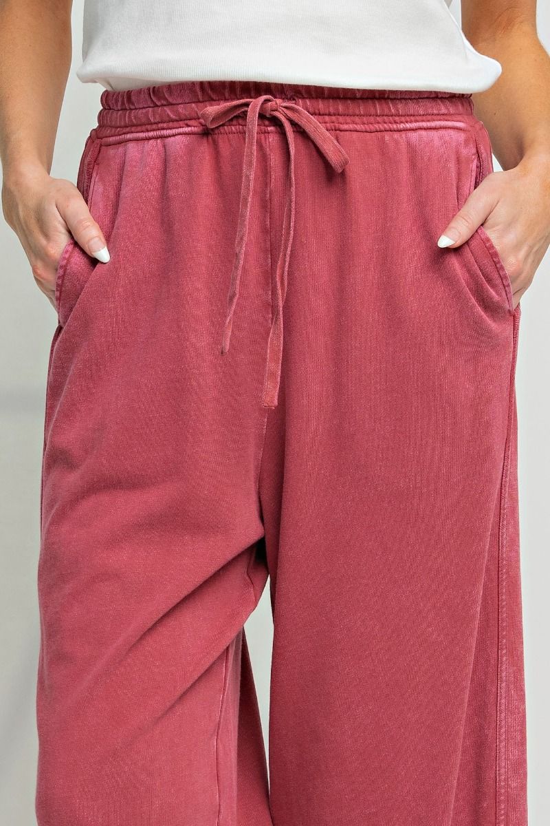 Effortless Pant - Wine