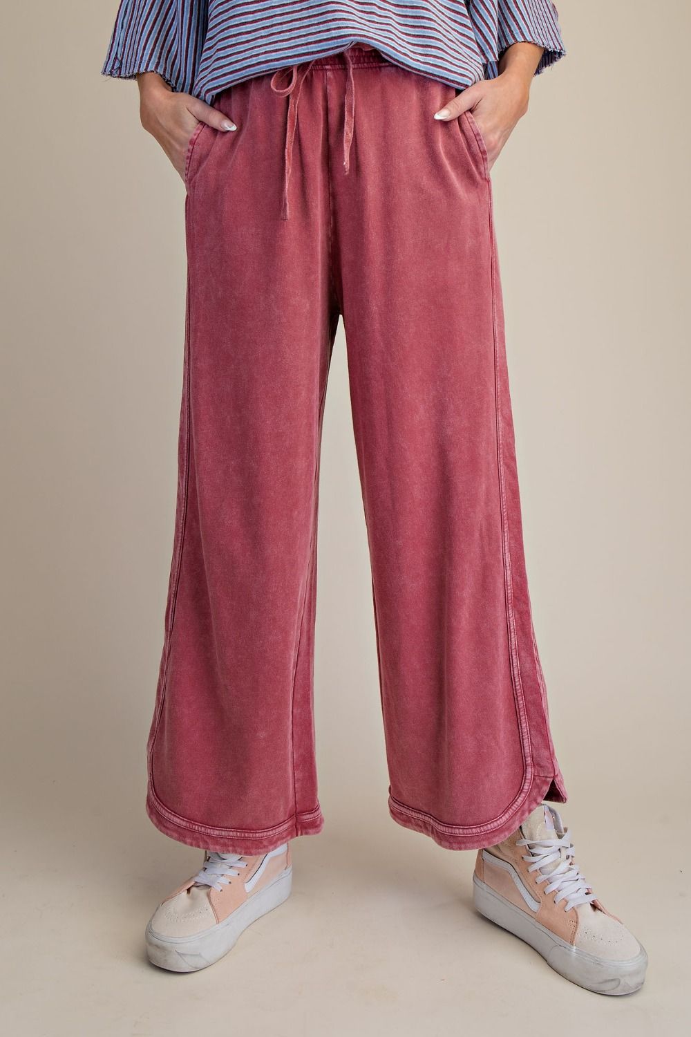Effortless Pant - Wine