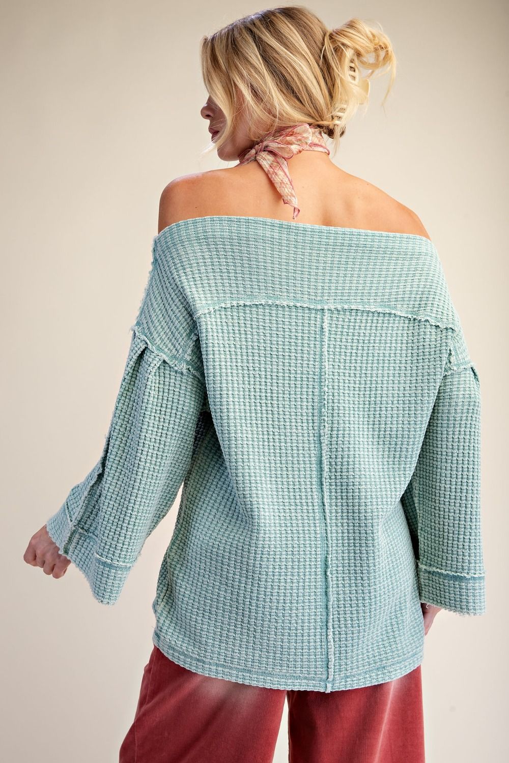 Little Bit of Love Top - Aqua