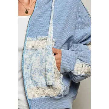 Cornflower Blossoms Jacket